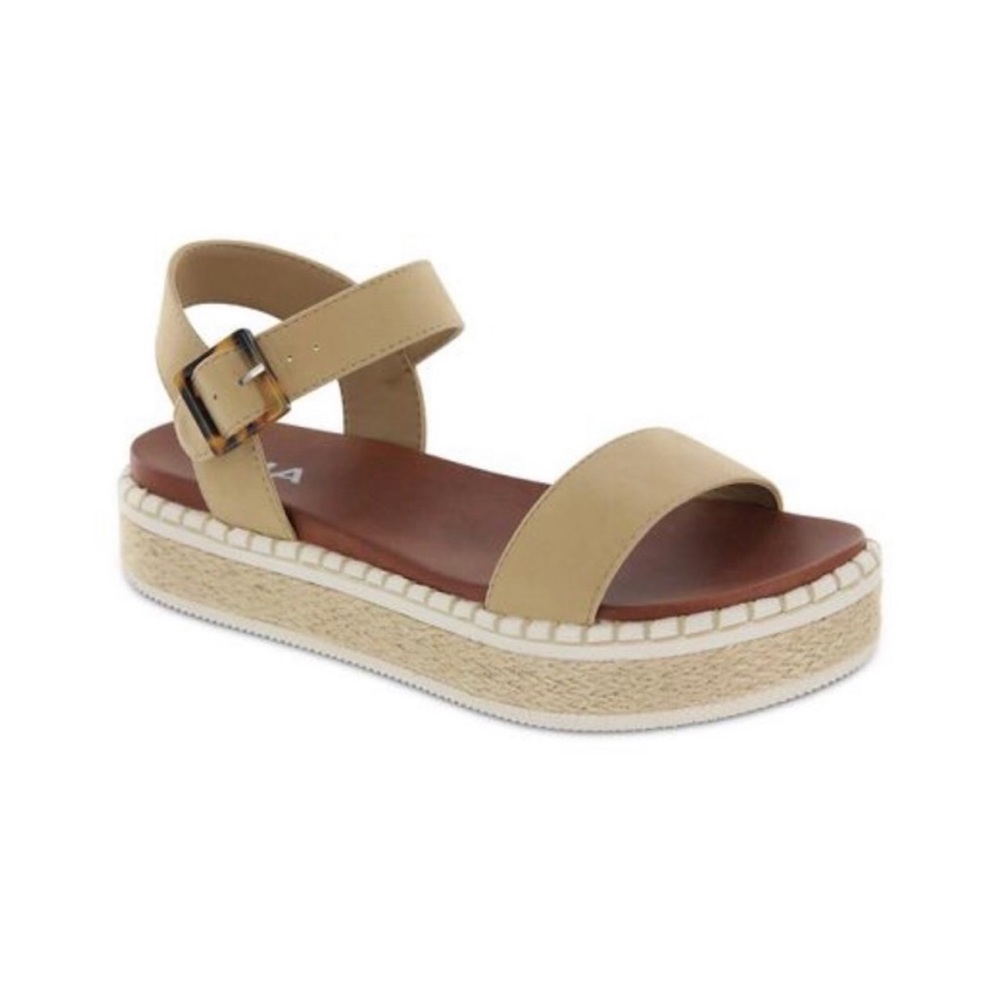 Mia Dawna Espadrilla Flatform Sandal